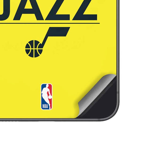 NBA Utah Jazz Standard - Yellow Galaxy S25 Skin